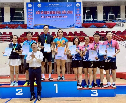 Giải Vô địch Bóng bàn, Cầu lông tỉnh Nam Định 2023