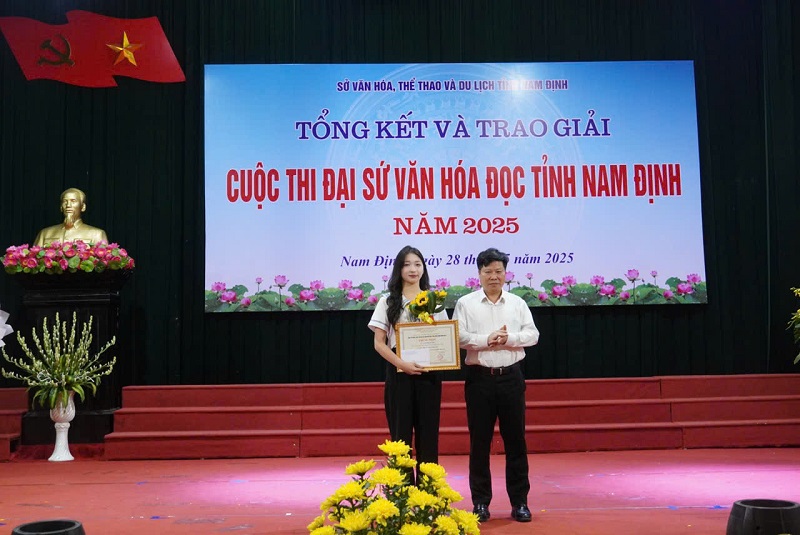 Tổng kết và trao giải Cuộc thi Đại sứ Văn hoá đọc tỉnh Nam Định năm 2025